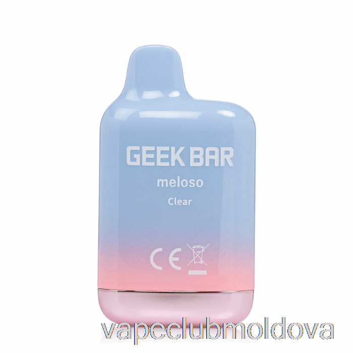 Vape Mod Geek Bar Meloso Mini 1500 De Unică Folosință Transparentă
